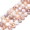 Natural Cultured Freshwater Pearl Beads Strands PEAR-N014-08E-01-1