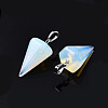 Cone/Spike/Pendulum Opalite Stone Pendants G-R278-85-2