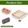 Olycraft 2 Colors Polymer Clay Mini Wall Bricks AJEW-OC0005-03B-2