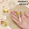 20Pcs Clear Glass Bottles Bead Containers CON-AR0001-16B-3