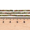 Natural Unakite Beads Strands G-B171-C03-2mm-5