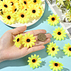 100Pcs Cloth Artificial Sunflower DIY-SP0005-96A-4