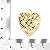 Brass Micro Pave Cubic Zirconia Pendants KK-U058-58C-G-3