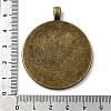 Vintage Tibetan Style Alloy Big Pendant Cabochon Settings X-TIBEP-M018-117AB-NF-3