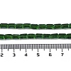 Electroplate Glass Beads Strands GLAA-Q101-02A-PL04-4