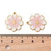 304 Stainless Steel Enamel Pendants STAS-S156-01G-06-3