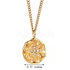 Clear Cubic Zirconia Star Pendant Necklace JN1017A-2