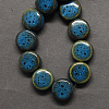 Handmade Porcelain Beads X-PORC-Q185-12mm-1-1