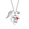 Heart with Wing Urn Ashes Pendant Necklace PW-WG4984E-04-1