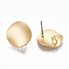 Smooth Surface Alloy Stud Earring Findings PALLOY-T064-29MG-2