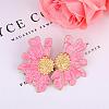 Vintage Flower Stud Earrings for Women JE1095D-4