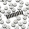Brass Grade A Rhinestone Spacer Beads RB-A004-12-1