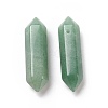 Natural Green Aventurine Double Terminal Pointed Pendants G-C007-02B-04-2