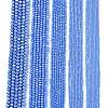 Electroplate Glass Beads Strands EGLA-A044-P8mm-B17-2