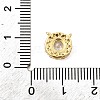 Brass Micro Pave Cubic Zirconia Charms KK-I360-024G-4