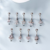 316L Surgical Stainless Steel Belly Rings WG4DEB8-09-1