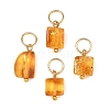Natural Amber Pendants PALLOY-JF06049-1