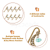 SUPERFINDINGS 1 Set Tibetan Style Alloy Hook Bookmarks AJEW-FH0003-72A-5