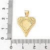 Brass Micro Pave Clear Cubic Zirconia Pendants CU-CBA03AF-09C-G-3