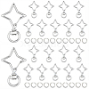 40 Sets Alloy Swivel Clasps FIND-SP0004-33B-1