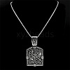 304 Stainless Steel Cross Knight Pendant Box Chain Necklaces for Men FS-WG71F72-01-2
