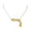 Butterfly Pendant Necklaces NJEW-JN04737-02-1