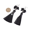 Hallowmas Alloy and Polyester Pendants Earrings EJEW-JE05971-3