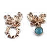 Alloy Snap Lock Clasps FIND-WH0048-67D-2