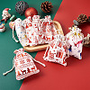 24Pcs 12 Style Christmas Theme Cotton Fabric Cloth Bag ABAG-MB0001-01-13