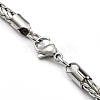 304 Stainless Steel Chain Necklaces NJEW-P295-04P-3