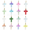 30Pcs 15 Colors Handmade Lampwork Pendants LAMP-CJ0001-50-1