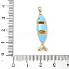 Brass Micro Pave Cubic Zirconia Pendants KK-H255-01C-G04-3