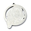 Non-Tarnish 201 Stainless Steel Pendants LS-STAS-R118-13P-1