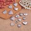 15Pcs 15 Style Stainless Steel Pendants STAS-SZ0001-60-4