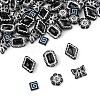 100Pcs 5 Styles Opaque Acrylic Beads OACR-FS0002-06-3