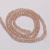 Electroplate Glass Bead Strands GLAA-K016-2x3mm-03FR-2