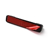 Plastic Adhesive Back Bar Pins with Platinum Iron Pins KY-D025-01B-02-2