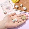 6Pcs 3 Styles Shell Pearl Pendants KK-CJ0003-41-4