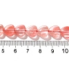 Cherry Quartz Glass Beads Strands G-R190-10mm-53A-5