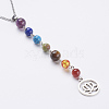 Chakra Jewelry NJEW-JN02082-2