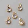 Clear Cubic Zirconia Charms KK-WH0045-69-1