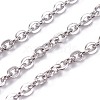 Tarnish Resistant 304 Stainless Steel Cable Chains STAS-I107-04P-1