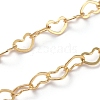Brass Heart Link Chains CHC-G005-27G-3