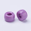 Opaque Acrylic European Beads X-PL338-7-3