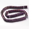 Electroplate Non-magnetic Synthetic Hematite Beads Strands G-F300-17C-04-2