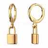 Brass Huggie Hoop Earrings EJEW-JE04208-05-1