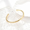 Ion Plating(IP) 304 Stainless Steel Simple Thin Cuff Bangles BJEW-P296-02G-5