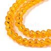 Glass Beads Strands EGLA-T021-01K-3