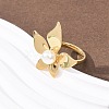 Opaque Acrylic Imitation Pearl Finger Rings RJEW-P177-03B-G-3