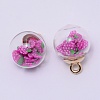 Transparent Glass Globe Pendants LS-GLAA-TAC0003-03A-2